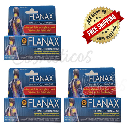 3pcs flanax pain relief - 3pcs,